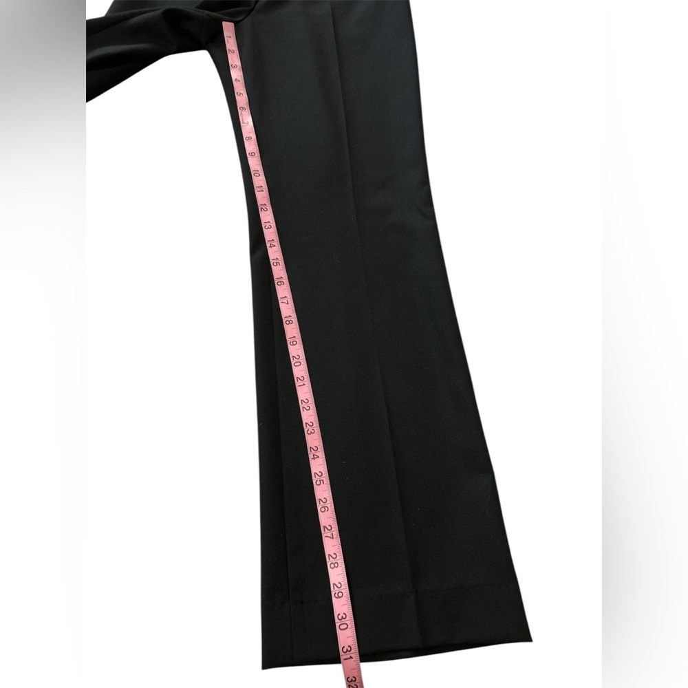 Reiss Hartley Wide Leg Classic Black Women's Dress Pants Size 6 Elegant Wool - Picture 6 of 8
